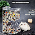 Miniatyrbild 2 av 5: Hamstermatare Smådjur Automatisk Dispenser Husdjurspellets Matförvaringskål