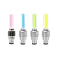 Miniatyrbilde 1 av 5: 4 stk. LED-lys til bilhjul, motorsykkel, sykkel, dekkventil, dekorativ lykt, dekkventil, blinkende eiker, neonlampe