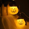 Pikkukuva 4 / 5: Halloween-kurpitsan muotoinen LED-valosarja - 3 m pitkä, 20 LED-valoa, lämmin väri
