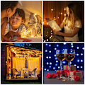 Miniatyrbild 4 av 5: Blinkande ljusramp App-kontroll Bluetooth Synkronisering med musik Färgförändrande LED-ljus (100 lysdioder)