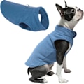 Miniatyrbild 1 av 5: Fleeceväst Hundtröja - Varm Pullover Fleece Hundjacka med Bältesfäste - Vinter Hundtröja för Små Hundar, Blå, s