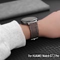 Pikkukuva 2 / 4: Nahkainen rannekoru rannekkeen vaihto Quick Se Hu Watch Gray