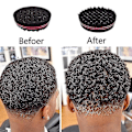 Miniatyrbillede 2 af 3: Piao One Pack Kort Hår Twist Svampe Store Huller Hårbørste Svampe Twist Bølge Barber Værktøj Til Dreads Afro Locs Twist Curl