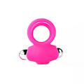 Miniatyrbillede 5 af 5: Vibrerende silikone C-ring 10 tilstande af massagemønstre og intensitet tilføjer mere spændende fornemmelse for mænd eller par (pink)