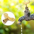 Miniatyrbillede 2 af 5: Radiator Nøgler Massiv Messing Radiator Udluftningsnøgle Udluftningsventil Nøgle Ur Type VVS Ventilnøgle Til Radiatorer Og Vandhaner(10stk, Guld)