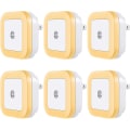 Miniatyrbilde 1 av 4: Nattlys Plug-in [6-pakning] Smart Dusk To Dawn Sensor, Automatiske nattlys, Varm hvit