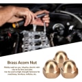 Miniatyrbild 5 av 5: Mässing Ekorrnötter Set Dome Head Cap Hex Nut Set Fordon Fästelement (M12 5st)