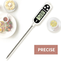 Miniatyrbild 3 av 8: Set med 5 digitala termometrar, stektermometer, kötttermometer, LCD grill BBQ kött, grilltermometer