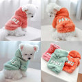 Miniatyrbild 2 av 5: Hooded hundkappa, valp, semesterkläder för Shih Tzu Chihuahua Yorkshire