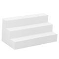 Miniatyrbilde 2 av 5: 1:12 Dukkehus Miniatyr Simulert Dørstokk Trappe DIY Mini Modell Leke Tilbehør Hvit Hvite Trinn