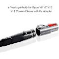 Pikkukuva 5 / 5: Joustava rakosuulake + sovitin + letku Dyson V8, V10, V7, V11 -imureihin (COSTBUY)