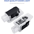 Pikkukuva 5 / 5: 2 kpl LED-auton projektorivaloa, auton oven tervetulovaloa, auton LED-tervetulologovalo yhteensopiva A3 A4 A5 A6 A7 S3 S4 S5 S6 S7 Q5 Q7 TT
