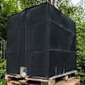 Miniatyrbild 4 av 5: IBC Tanklock 120x100x116cm 1000L - 210D Vattentät, Vattentanklock / Tanksskyddslock - Silverfoder
