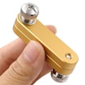 Miniatyrbilde 5 av 5: Guoxing Stållinjal Markering Lokalisator Tømmerarbeid Skriver Markering Lokalisator For Måling.(gull)(1stk) Stållinjal Markering Lokalisator Tømmerarbeid Skriver Mar