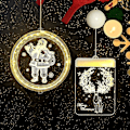 Miniatyrbillede 4 af 4: 2 stk. julelys til udendørs juledekoration, hængende 3d juletrælys, juletræsgirlande til indendørs og udendørs juletræ soveværelse