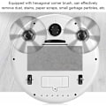 Miniatyrbild 2 av 5: Robotdammsugare Mopp Smart Multifunktionell UV-ljus Sopa Robot Lågt Ljud Tyst Dammsugare för Husdjurshår Matta Hård Golv Damm (Vit)