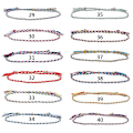 Miniatyrbild 5 av 5: Flätad Armband, Färgglada Handgjorda String Wrap Armband, Justerbara, Armband Handgjorda Vänskapsarmband Flerfärgade