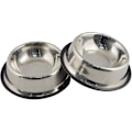 Miniatyrbillede 1 af 5: Jy rustfrit stål hundeskål med gummibase kompatibel med små/mellemstore/store hunde, kæledyr foderautomat