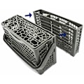 Miniatyrbild 3 av 5: Bestickkorg för diskmaskinen Mått 23x 8,5 & 4,5x 13,5cm Diskmaskinskorg med innovativ 2 i 1-lösning. Sköljkorg för diskmaskin