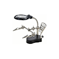 Miniatyrbild 3 av 3: LMLY Svetsning Tredje Hand Station Stående Förstoringsglas Lins Stativ med Klämma för Svetsning Reparation Modellering - Svart