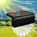 Miniatyrbild 2 av 5: 6-pack solcellslampor för utomhusbruk, vattentäta staket, trappor, uppfart, däck, väggräcke