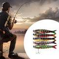 Miniatyrbilde 2 av 5: Fiske Hard Baits Kits - Muti-Section Jointed Casting Soft Lures med Treble Hooks for Sinking Tackle