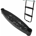 Miniatyrbild 1 av 5: Trampolin-stege, halkfria steg för klättring - Trampolinersättningstillbehör, trampolinstegar lätta att montera, robusta och säkra för barn