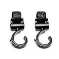 Miniatyrbilde 3 av 5: 2 stk. Baby Hangers Baby Bags Stroller Hooks Stroller Rotating 360 Degree Stroller Accessories Stroller Storage Bags Stroller Accessories