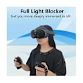 Miniatyrbilde 3 av 5: For 2023 Mate Quest Pro Blackout Eye Masque Vr Decompression Strap Komfortabel Skygge Linsedeksel P（Svart）