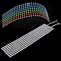 Miniatyrbilde 4 av 4: 16x16 Sk6812 Ws2812b Adresserbar Fleksibel LED-panel Pixelskjerm Digital Pixelskjerm Dc5v
