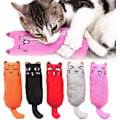 Miniatyrbild 1 av 5: 5-pack kattmynta leksak katt tuggleksak katt anti-bite kattmynta leksak kattmynta fyllning tecknad mus katt tänder tuggleksak