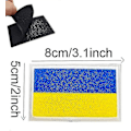 Miniatyrbillede 1 af 3: 4 Ukraine Flag Patches Ukraine Broderi Patch, Ukrainsk Velcro Patch, Taktisk Morale Patch, Til Broderi Klud Patch Badge Hook