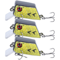 Miniatyrbild 1 av 5: 3 st Mini Cube Bete Artificial Fish Lure Fiske Tackle Verktyg med Vassa Krokar 3#