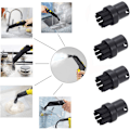 Miniatyrbild 2 av 4: 4-pack runda rengöringsborstar för Karcher Sc1 Sc2 Sc3 Sc4 Sc5 Sc7 ångrengörare (svart)