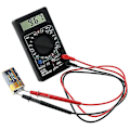 Miniatyrbild 3 av 5: Professionell Dt832 Digital Multimeter Lcd För Dc Ac Voltmeter Ammeter Ohm Tester（Svart）