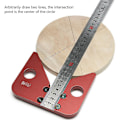 Miniatyrbilde 2 av 4: Senter Scribe Gauge Senter Scribe Måleverktøy Aluminiumlegering Senter Finder