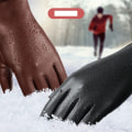 Miniatyrbild 4 av 5: MODOU - Dam vinter läderhandskar med pekskärm ullfoder tillverkad av vindtät varm mocka（M）