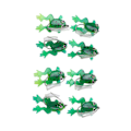 Miniatyrbilde 5 av 5: 8 stk fiske myke agn hopp frosk form liten topp vann flytende agn for ferskvann saltvann fiske
