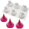 Miniatyrbild 2 av 5: Mousse-tårtform i silikon - 3D-bakform för kakor - Gör-det-själv-dessertform