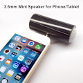 Miniatyrbild 4 av 5: Mini-telefonhögtalare med 3,5 mm jack Line-in-högtalare för musikhögtalare för iOS Android Smartphone Tablet
