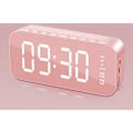 Miniatyrbild 5 av 5: Multifunktionell LED digital väckarklocka, Bluetooth-högtalare, sängbord lysande elektronisk musikbox