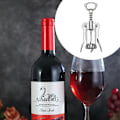 Miniatyrbillede 3 af 5: Vinkorkskrue Ølproptrækker Multifunktionel Zink Legering Klokke Mund Champagne Åbner Rustfrit Stål（sølv）