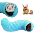 Miniatyrbilde 2 av 4: Holdbar Teleskoprør Hamster Rør Skjul Rør Fret Hamster Legetøy Treningsrør (blå)