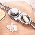 Miniatyrbillede 5 af 5: Hvidløgspresser i rustfrit stål til køkken, kværn, presser, ingefærkværn