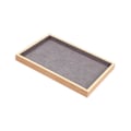 Miniatyrbillede 3 af 4: Smykke Display Case Skuffe Bakke Træ Showcase Smykkeholder Style A