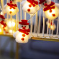 Miniatyrbillede 5 af 5: Julemand snemænd eventyr lampe lanterne værelse dekoration led modellering lampe fe lampe