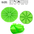 Miniatyrbillede 3 af 5: 2 stk. silikone kagesconeform, trekant 8 hulrum pizzakageform, indvendig diameter 4 tommer kageform diy køkken bageforme (grøn)