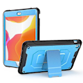 Miniatyrbilde 3 av 4: Skinnende Overflate Etui for iPad Mini 1/2/3 med Justerbart Stativ, Honeycomb Varmeavledningsdesign, Full Beskyttelsesdeksel