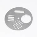 Miniatyrbillede 1 af 5: Biboksdør Bihive Indgangsport Disk Dør Bihive Udluftningsudstyr Bi Rede Dør Rustfrit Stål Biavl Værktøj Sølv Biavl Værktøjer(10stk, Silv