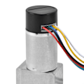 Miniatyrbild 3 av 5: DC-snäckväxelmotor 15 mm dubbelaxlad hastighetsreduceringsenhet med kodare JGY-370DC12V 150RPM